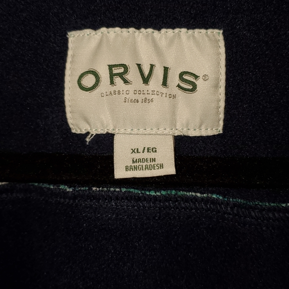 ORVIS Plaid Button-Up Shacket Size XL - Picture 2 of 6